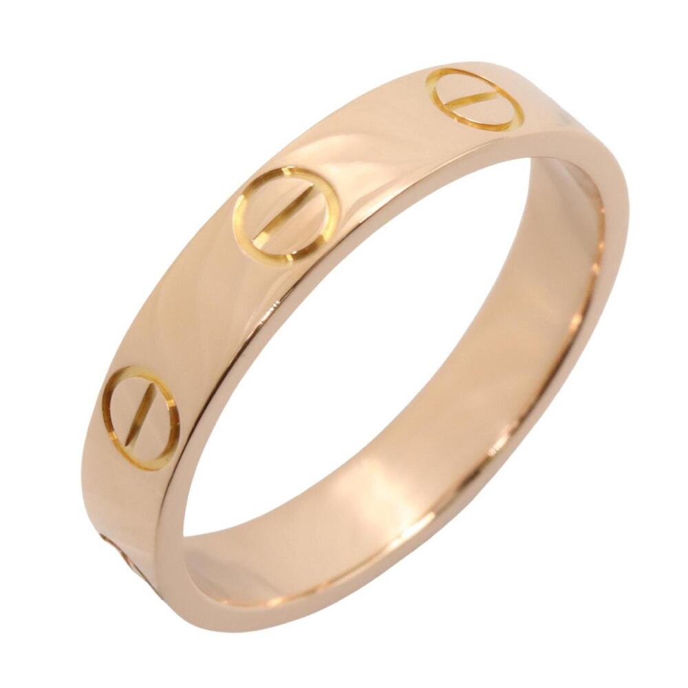 Cartier Mini Love Ring, 18K Pink Gold (PG), Women's Tone, B4085200